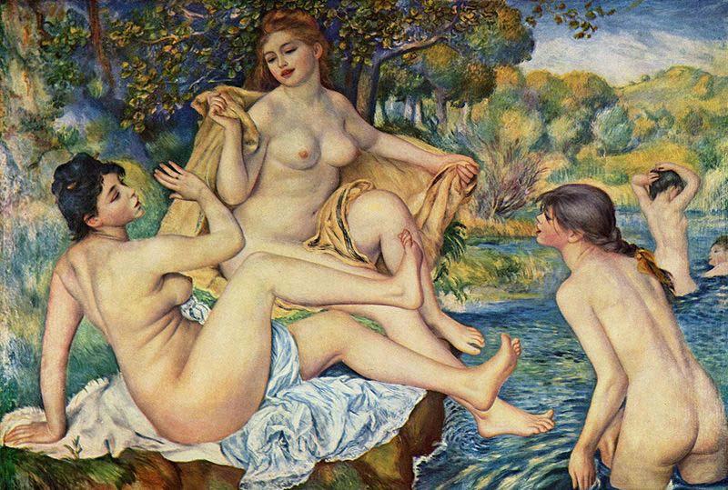 Pierre-Auguste Renoir The Large Bathers, China oil painting art